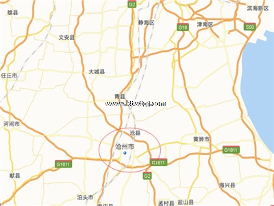 沧州河北沧州地图